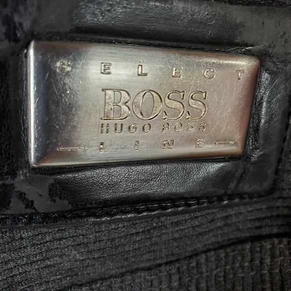 Hugo Boss Alabama Wool Blend Relaxed Trouser Straight  Leg Gray 37.5W - Picture 6 of 9